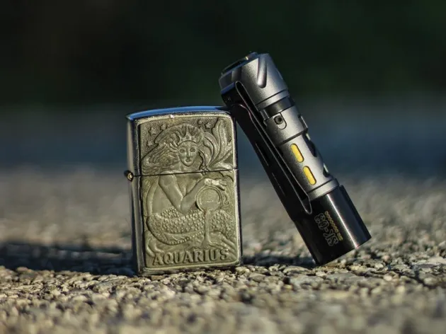 LPGSK03AL - LOOP GEAR SK03 Torche Aluminium E-Tritium 1000lm 920mAh 14500 USB-C NOIR