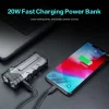 LPGSK05PRO - LOOP GEAR SK05 Pro Torche Powerbank 20W 8000mAh 4360lm USB-C 2x18650 Doubles Emetteurs