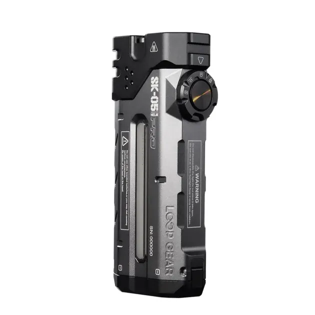 LPGSK05PRO - LOOP GEAR SK05 Pro Torche Powerbank 20W 8000mAh 4360lm USB-C 2x18650 Doubles Emetteurs