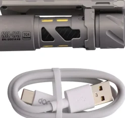 LPGSK03TIP - LOOP GEAR SK03 Lampe Torche Titanium Pro 1000lm 14500 920mAh USB-C