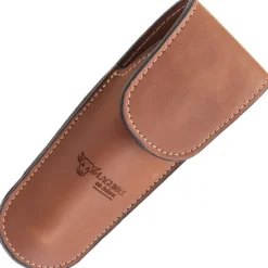 L0513VNOET - 49 LAGUIOLE EN AUBRAC couteau 3 Evêques noyer avec étui cuir