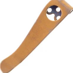 Lynch NW clip Spyderco Para 2 Droitier titane Deep Carry Anodized Bronze