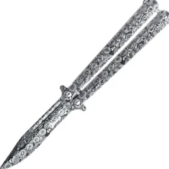 MA02218 Albainox Couteau papillon damassé