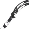 MA02196 ALBAINOX Couteau papillon Têtes de mort