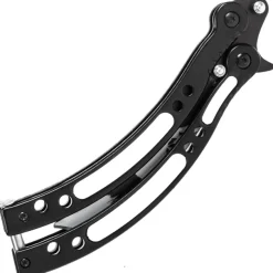 MA02196 ALBAINOX Couteau papillon Têtes de mort