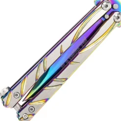 MA02147 ALBAINOX Couteau papillon Rainbow