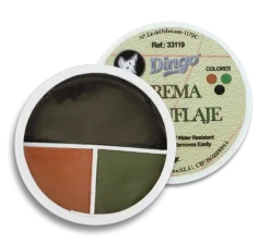 MA33119 ALBAINOX Peinture visage camo. Pot 3 couleurs.30g