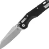 210M-10APFL - Microtech MSI Mini RAM-LOCK Black Fluted Aluminium Apo