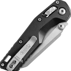 210M-10APFL - Microtech MSI Mini RAM-LOCK Black Fluted Aluminium Apo