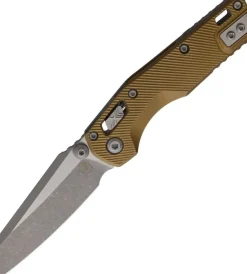 210M-10APFLTA - Microtech MSI Mini RAM-LOCK Apo Fluted Tan