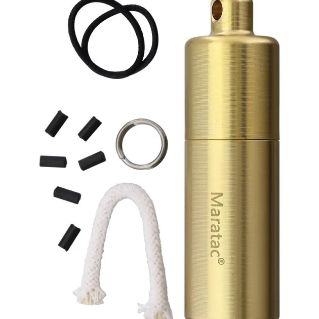 MARA45 - MARATAC Peanut XL Lighter Brass Briquet Laiton