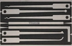 MAR020 - MARATAC Covert Titanium Lock Pick Set de Crochets Discret