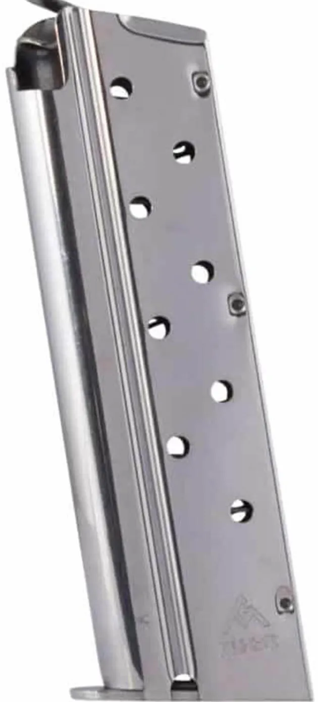 MCG211 - Chargeur MEC-GAR 1911 Full Size 9mm avec Finition Anti-Friction Nickel