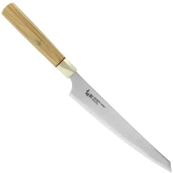 MCUSTA Cuisine Zanmai Sujihiki 240 mm Beyond 3 San Mai Aogami
