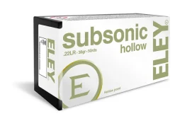 MD922 - Cartouches Eley Subsonic Hollow point cal .22LR