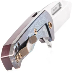 Medford Swift FL Framelock Red & Flammed Titanium