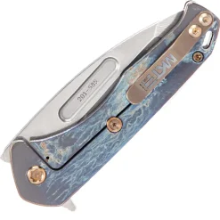Medford Swift FL Framelock Red & Flammed Titanium