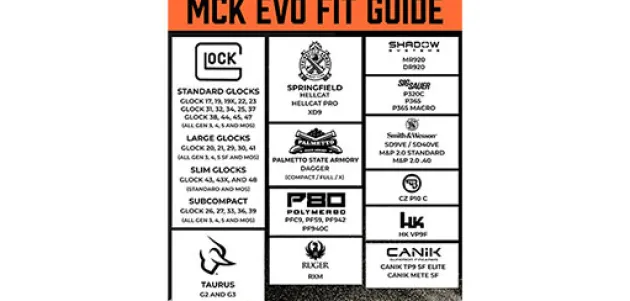 MEVOPSTKBK - Kit de conversion MCK EVO pour plusieurs modèles - Noir
