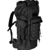 MFH30250A BW Sac à dos Combat, "MOLLE", 65 l, renfort en alu, noir