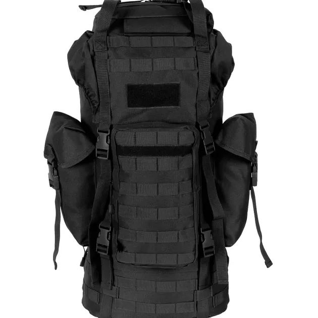 MFH30250A BW Sac à dos Combat, "MOLLE", 65 l, renfort en alu, noir
