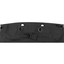 MFH30505A sac de marine américain, noir, avec sangles