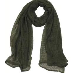 MFH16305B Écharpe filet, vert, ca. 190 x 90 cm