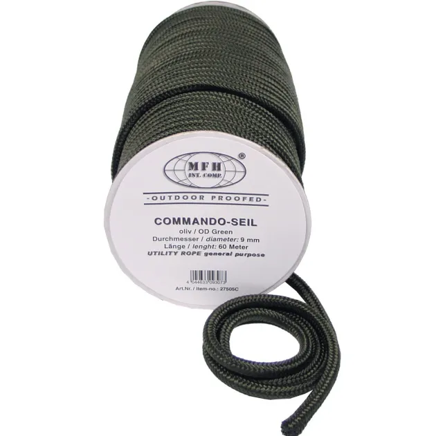 MFH27505C CORDE oliv, 9 mm, 60 Meter