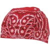 MFH10164I Couvre tête (foulard), paisley-rouge