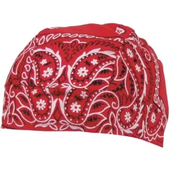 MFH10164I Couvre tête (foulard), paisley-rouge