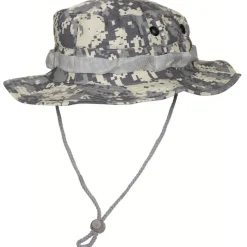 MFH10713QL US GI Chapeau de brousse, mentonnière, GI Boonie, Rip Stop, AT-digital Taille L