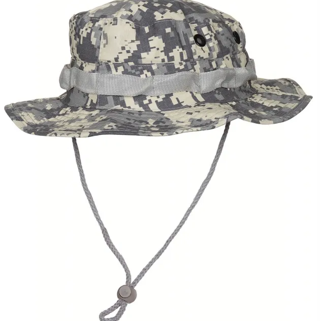 MFH10713QL US GI Chapeau de brousse, mentonnière, GI Boonie, Rip Stop, AT-digital Taille L