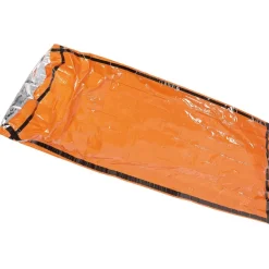MFH31100 Sac de couchage d'Urgence, orange, un côté revêtu d'aluminium
