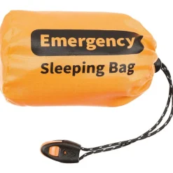 MFH31100 Sac de couchage d'Urgence, orange, un côté revêtu d'aluminium