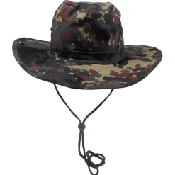 MFH0703VL Chapeau de brousse, mentonnière, GI Boonie, Rip Stop,BW camo, taille L