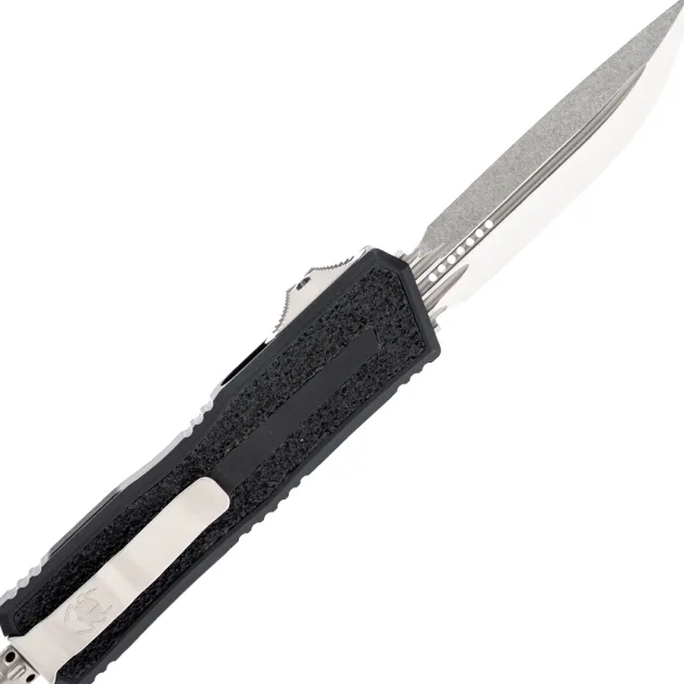1180-10 - Microtech Scarab II Gen III D/E-S Stonewash Standard