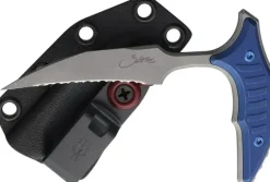 Microtech x Bastinelli BEE Marfione Select Blue Titanium