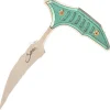 Microtech x Bastinelli BEE Marfione Select Antique Green Titanium