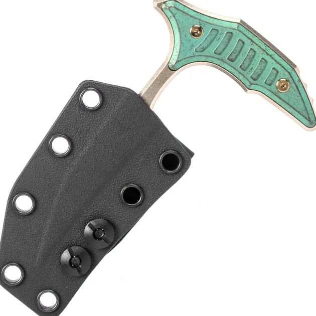 Microtech x Bastinelli BEE Marfione Select Antique Green Titanium