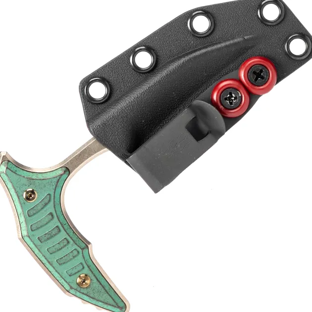 Microtech x Bastinelli BEE Marfione Select Antique Green Titanium