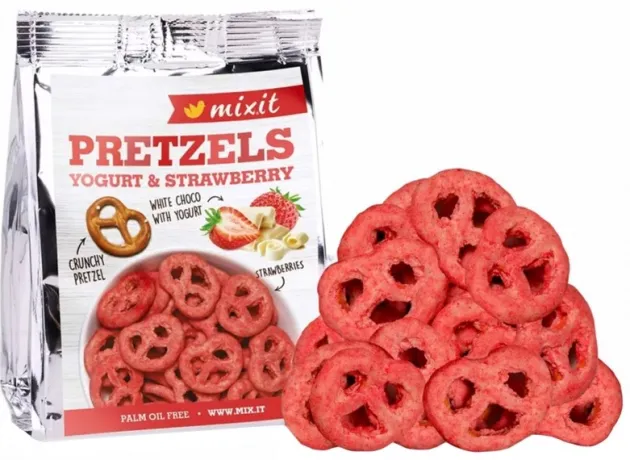696-033 - MIXIT Bretzels au yaourt et aux fraises 70g