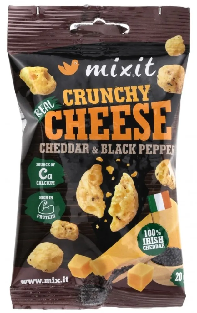 696-055 - MIXIT Cheddar Irlandais croustillant poivré 20 g 8g de protéines