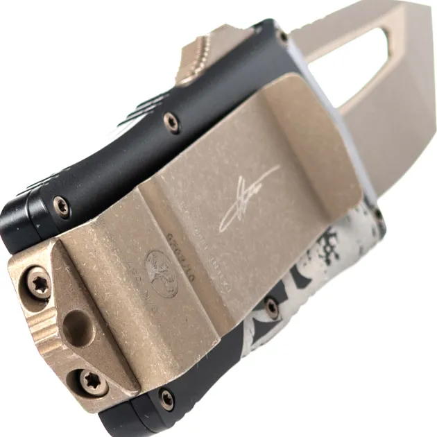 158-13 MLS - Microtech Exocet Tanto Molon Labe Signature Series