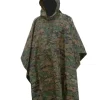 M4463 - MIL-TEC Poncho Ripstop Digital Woodland 208 x 153 cm