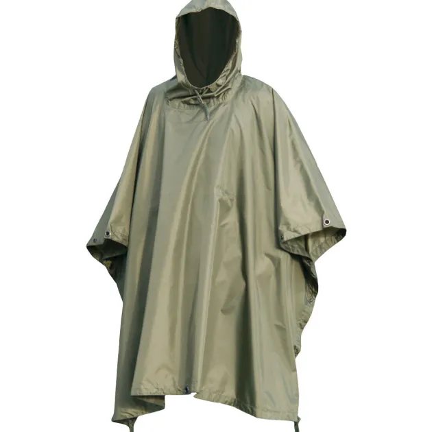 M4458 - MIL-TEC Poncho Ripstop OD Green 208 x 153 cm