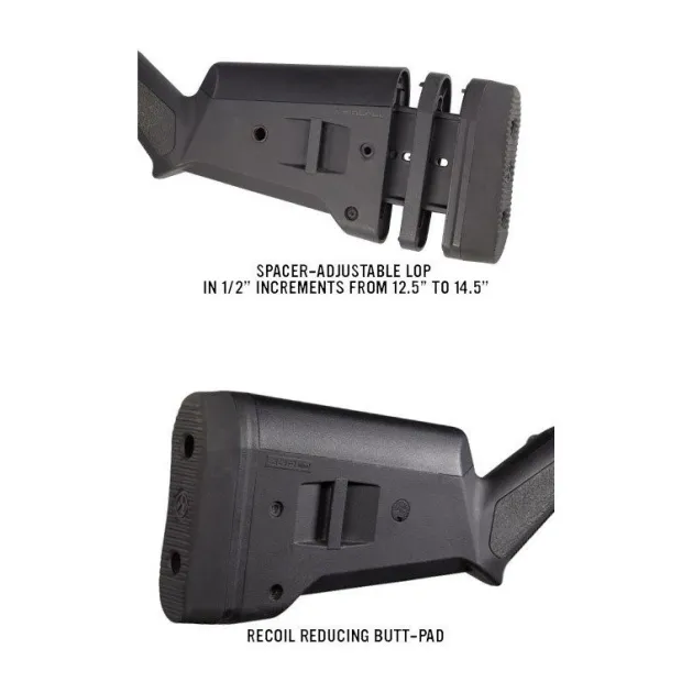 MPL-MAG490 BLK - MAGPUL Crosse noire SGA Mossberg 500/590/590A1