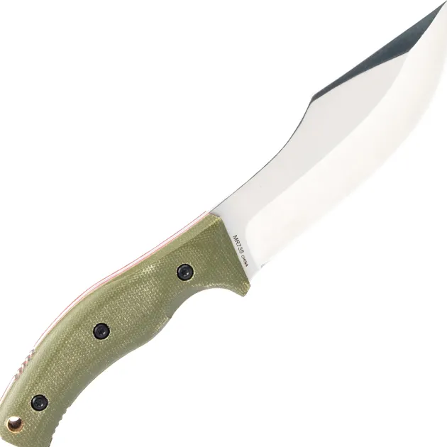 MR735 - Marble's Couteau de chasse micarta vert