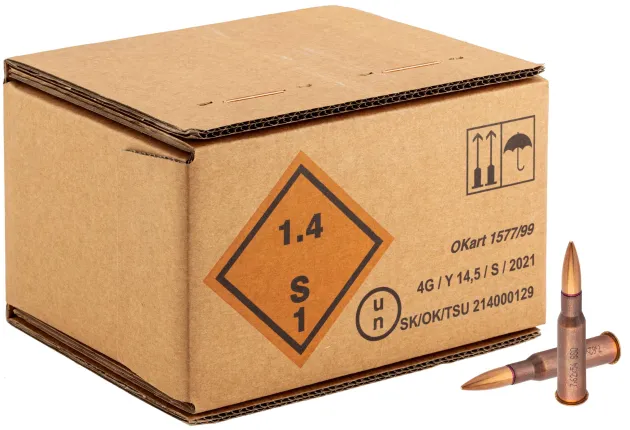 MR925 - Munitions 7.62x54R FMJ Berdan par 250