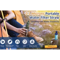 MSLOESF001 - Membrane Solutions Paille filtrante camo