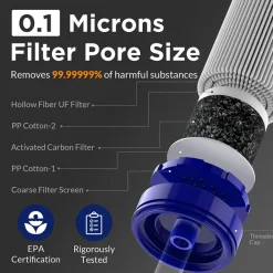 MSLOESF002 - Membrane Solutions Paille filtrante bleue