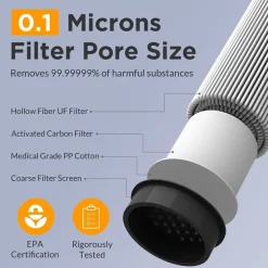 MSLOESF006Z - Membrane Solutions Paille filtrante orange avec étui